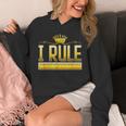 I Rule Math Ruler Mathematics Pun Math Teacher Men Women Girls Kids Unisex Hoodie, funny design I Rule Math Ruler Mathematics Pun Math Teacher Men Women Girls Kids Unisex Hoodie, funny design