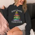 Santa's Favorite Teacher Idea For Christmas Teachers Unisex Hoodie, funny design Santa's Favorite Teacher Idea For Christmas Teachers Unisex Hoodie, funny design