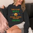 My Scary Social Studies Teacher Costume Halloween Men Women Unisex Hoodie, funny design