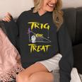 School Math Teacher Halloween 2022 Trig Or Treat Shirt Unisex Hoodie, funny design