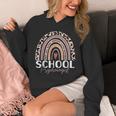 School Psych Teacher School Psychologist Leopard Rainbow Unisex Hoodie, funny design School Psych Teacher School Psychologist Leopard Rainbow Unisex Hoodie, funny design