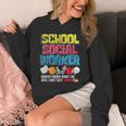 School Social Worker Teacher Caseworker Public Servant LSW Unisex Hoodie, funny design