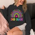 Second Grade Rainbow Girls Boys Teacher Team 2nd Grade Squad Unisex Hoodie, 2nd Grade Teacher Gifts, funny design Second Grade Rainbow Girls Boys Teacher Team 2nd Grade Squad Unisex Hoodie, 2nd Grade Teacher Gifts, funny design