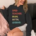Sped Teacher Man Myth Legend Unisex Hoodie, funny design