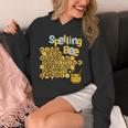 Spelling Bee Kind Positive Kindness Women Teacher Unisex Hoodie, funny design