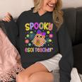 Spooky ESOL Teacher Halloween ESOL Teaching Coquette Unisex Hoodie, funny design Spooky ESOL Teacher Halloween ESOL Teaching Coquette Unisex Hoodie, funny design