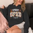 Spooky SPED Squad Special Education Teacher Halloween Ghost Unisex Hoodie, funny design