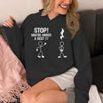 Stop You'Re Under A Rest Music Teacher Unisex Hoodie, funny design