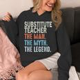 Substitute Teacher Man The Myth The Legend Appreciation Day Unisex Hoodie, funny design Substitute Teacher Man The Myth The Legend Appreciation Day Unisex Hoodie, funny design