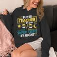 Super Teacher By Day Super Tired By Night Superheroes School Unisex Hoodie, Super Teacher Gifts, funny design