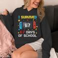 I Survived 67 Days Of School 67 Teacher Squad Matching Unisex Hoodie, funny design