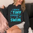 Swimming Teacher I Teach Tiny Humans To Swim Swim Instructor Unisex Hoodie, funny design