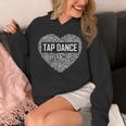 Tap Dance Heart Lover Tap Dancer Dancing Teacher For Men Women Girls Kids Unisex Hoodie, funny design