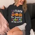 I Teach The Smartest Pumpkins The Patch Teacher Fall Season For Men Women Kids Unisex Hoodie, funny design