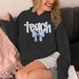 Teach Teacher Coquette Bow Pencil Back To School First Day Unisex Hoodie, funny design Teach Teacher Coquette Bow Pencil Back To School First Day Unisex Hoodie, funny design