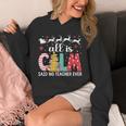Teacher All Calm Said No Teacher Christmas Pencil Tree Unisex Hoodie, funny design