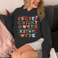 Teacher Christmas Alphabet Back To School Holiday Learning Unisex Hoodie, funny design Teacher Christmas Alphabet Back To School Holiday Learning Unisex Hoodie, funny design