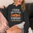 Teacher Halloween I Teach The Cutest Pumpkins In The Patch Unisex Hoodie, funny design Teacher Halloween I Teach The Cutest Pumpkins In The Patch Unisex Hoodie, funny design