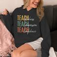 Teacher Kindness Compassion Confidence Teaching Unisex Hoodie, funny design Teacher Kindness Compassion Confidence Teaching Unisex Hoodie, funny design
