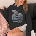 This Teacher Loves Her Police Officer Wife Saying Unisex Hoodie, funny design