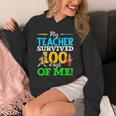 My Teacher Survived 100 Days Of Me Dab 100 Days Of School For Men Women Kids Unisex Hoodie, funny design My Teacher Survived 100 Days Of Me Dab 100 Days Of School For Men Women Kids Unisex Hoodie, funny design
