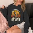 Teacher All Teachers Love Brains Halloween Unisex Hoodie, funny design Teacher All Teachers Love Brains Halloween Unisex Hoodie, funny design