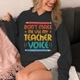 Teacher Voice Teacherlife Primary School Teacher Unisex Hoodie, funny design Teacher Voice Teacherlife Primary School Teacher Unisex Hoodie, funny design