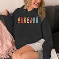 Teacher Word In Sign Language Awareness ASL Back To School Unisex Hoodie, funny design Teacher Word In Sign Language Awareness ASL Back To School Unisex Hoodie, funny design