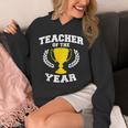Teacher Of The Year For Men Women Unisex Hoodie, funny design