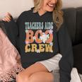 Teachers Aide Boo Crew Ghost Groovy Halloween For Women Unisex Hoodie, funny design