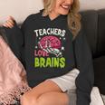 Teachers Love Brains Skeleton Halloween Teacher Funny Unisex Hoodie, funny design Teachers Love Brains Skeleton Halloween Teacher Funny Unisex Hoodie, funny design