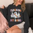 Teaching My Boos Teacher Cute Ghost Teacher Halloween Unisex Hoodie, funny design Teaching My Boos Teacher Cute Ghost Teacher Halloween Unisex Hoodie, funny design