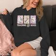 Teaching Is My Boos Teacher Ghost Halloween Women Girls Unisex Hoodie, funny design Teaching Is My Boos Teacher Ghost Halloween Women Girls Unisex Hoodie, funny design