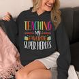 Teaching My Favorite Superheros Men Women SPED Teacher Unisex Hoodie, funny design