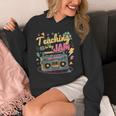 Teaching Is My Jam Groovy Retro Teacher Back To School Unisex Hoodie, Groovy Teacher Gifts, funny design Teaching Is My Jam Groovy Retro Teacher Back To School Unisex Hoodie, Groovy Teacher Gifts, funny design