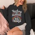 Teaching Tiny Humans Big Things I Teacher Unisex Hoodie, funny design Teaching Tiny Humans Big Things I Teacher Unisex Hoodie, funny design