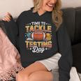 Test Day State Football Tackle Testing Day Sports Teacher Unisex Hoodie, funny design