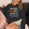 Test Day Teacher Shirt You Are More Than a Test Score Women Unisex Hoodie, funny design Test Day Teacher Shirt You Are More Than a Test Score Women Unisex Hoodie, funny design