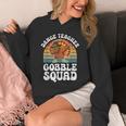 Thanksgiving Dance Teacher Gobble Squad Turkey Unisex Hoodie, funny design Thanksgiving Dance Teacher Gobble Squad Turkey Unisex Hoodie, funny design