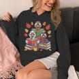 Thanksgiving Teacher Books Turkey Reading Book Unisex Hoodie, funny design