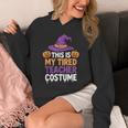 This Is My Tired Teacher Costume Halloween Unisex Hoodie, funny design This Is My Tired Teacher Costume Halloween Unisex Hoodie, funny design