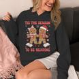 Tis The Season Reading Christmas Shirt Book Lovers Teacher Unisex Hoodie, funny design