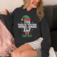 The Toddler Teacher Elf Christmas Matching Family Unisex Hoodie, funny design The Toddler Teacher Elf Christmas Matching Family Unisex Hoodie, funny design