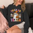 Trick Or Teach Cute Ghost Coffee Pumpkins Halloween Teacher Unisex Hoodie, funny design Trick Or Teach Cute Ghost Coffee Pumpkins Halloween Teacher Unisex Hoodie, funny design