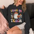 Trick Or Teach Ghost Teacher School Halloween Men Women Unisex Hoodie, funny design