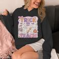 Trick Or Teach Retro Halloween Teacher Look Unisex Hoodie, funny design