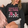 Twinning With My Para Teacher Matching Paraprofessional 70s For Men Women Unisex Hoodie, funny design