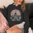 Twinning With My Teacher Bestie Rainbow Matching Teachers Unisex Hoodie, funny design Twinning With My Teacher Bestie Rainbow Matching Teachers Unisex Hoodie, funny design