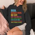 Vintage Bruh We Back No Cap Bruh We'Re Back Student Teacher Unisex Hoodie, funny design Vintage Bruh We Back No Cap Bruh We'Re Back Student Teacher Unisex Hoodie, funny design