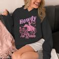 Vintage Howdy First Grade Cowgirl Teacher Western School Unisex Hoodie, First Grade Teacher Gifts, funny design